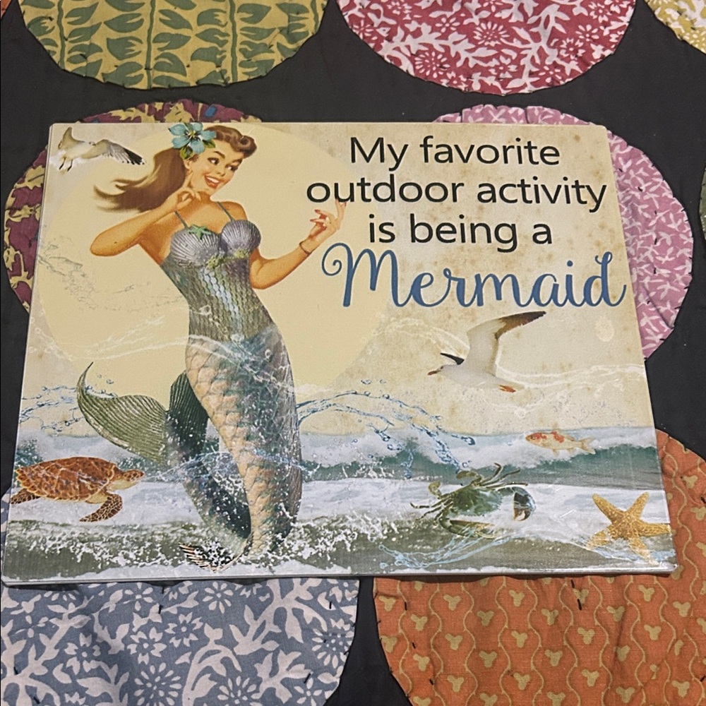 Mermaid Outdoor Activity Sign